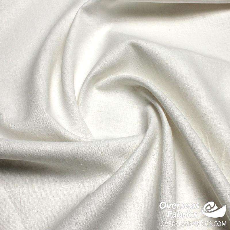 White Dress-weight Linen - $0.013 / sq in