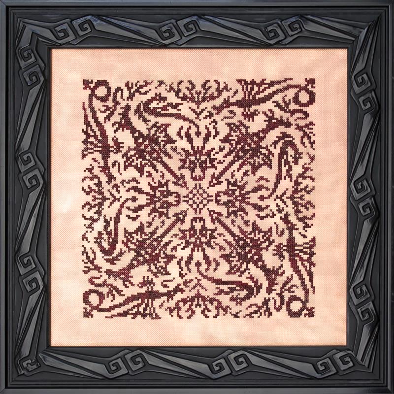 Elemental Dragons: Fire counted cross stitch chart