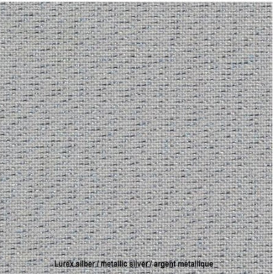 Platinum Metallic 28 ct Cashel linen - price shown is for a full yard