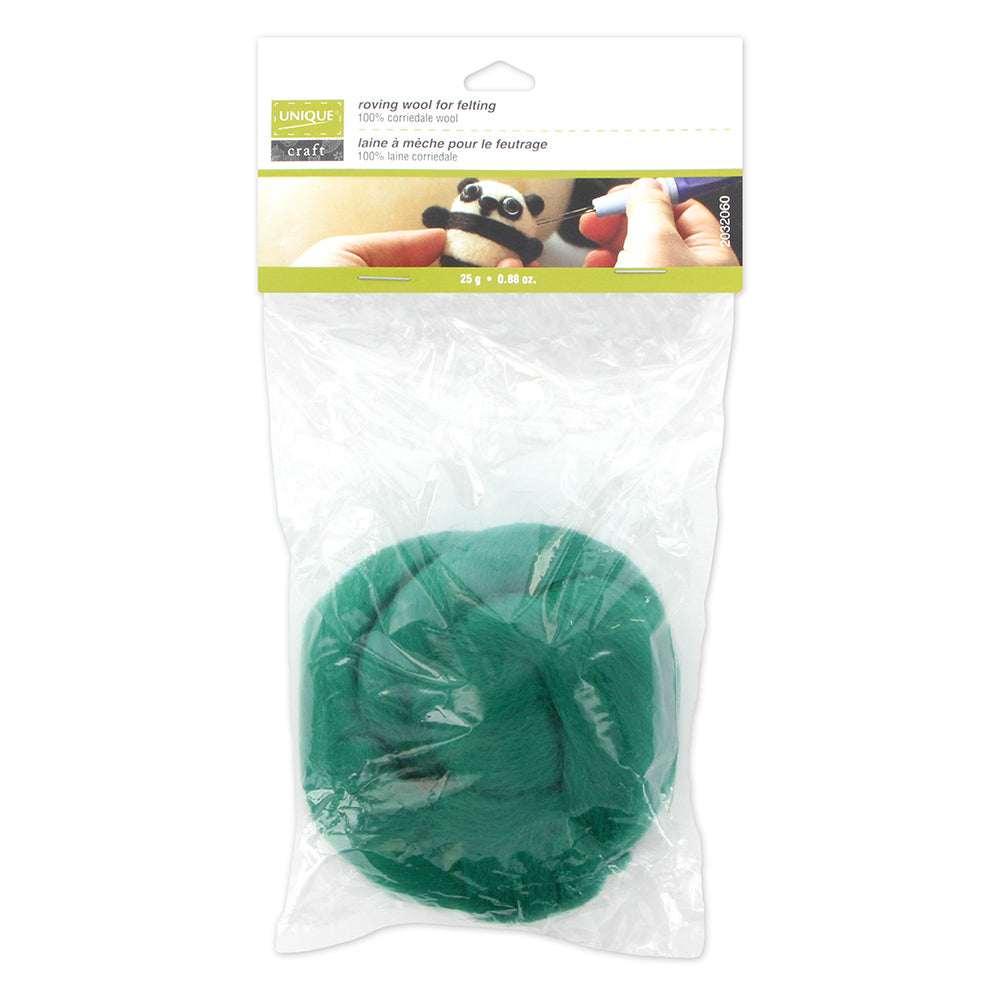 Wool Roving - Peppermint