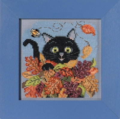 Playful Cat counted cross stitch kit