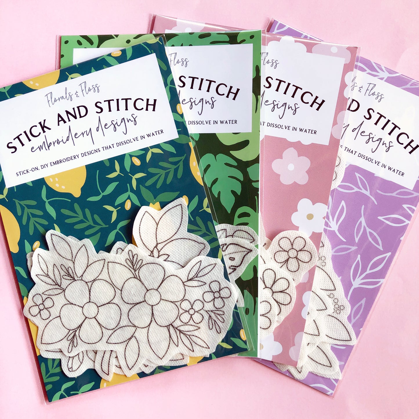 Wild Things Stick-On embroidery design