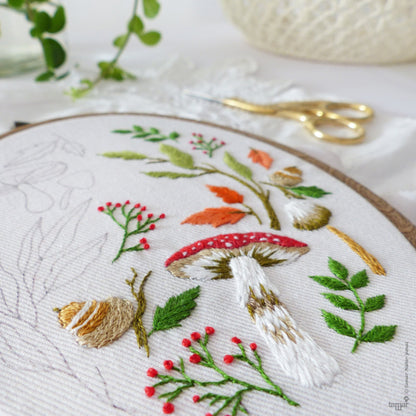 Magical Autumn embroidery kit