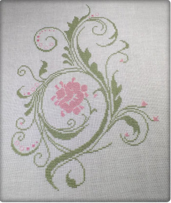 Fiore Prezioso counted cross stitch chart