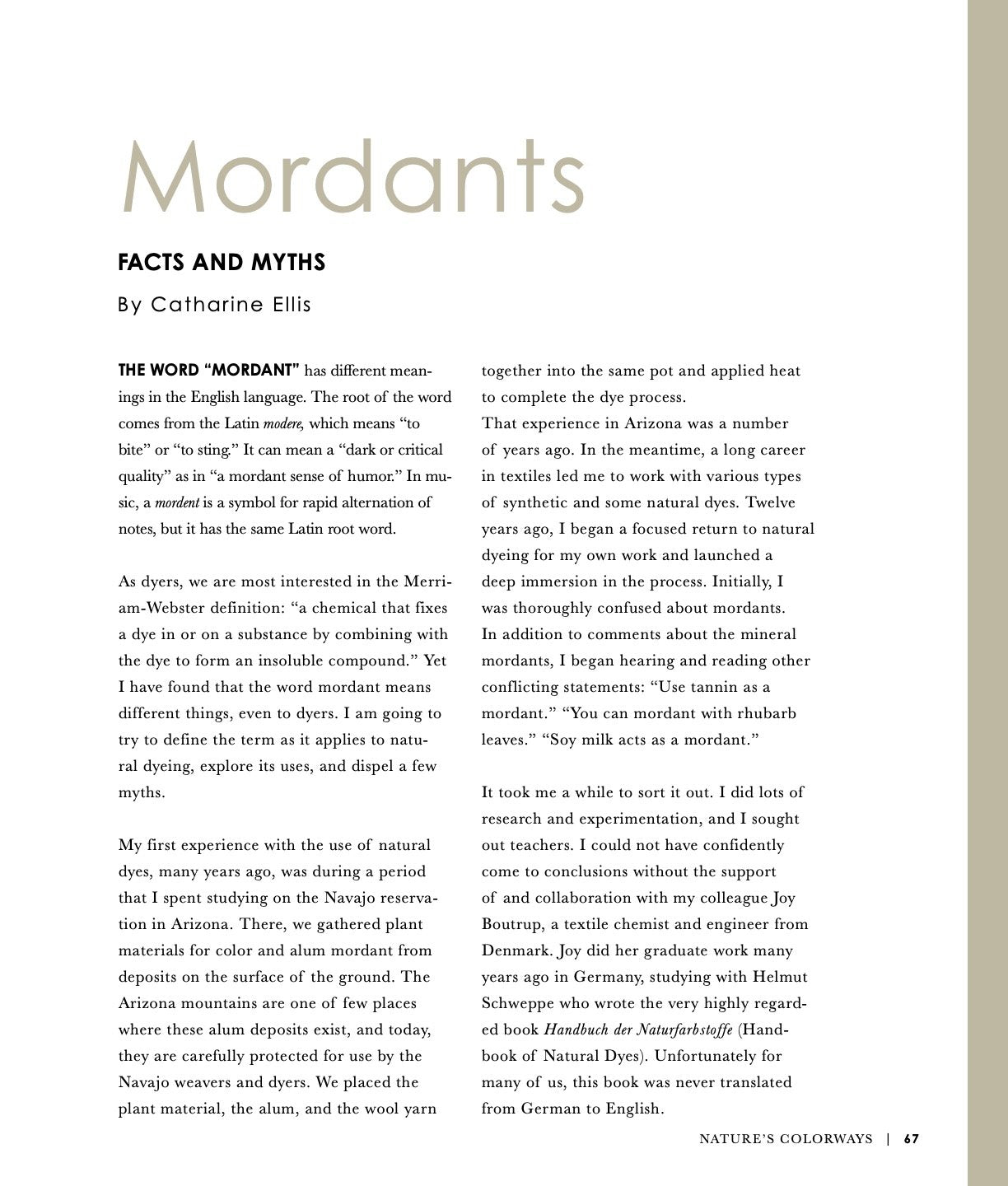 Nature's Colorways book