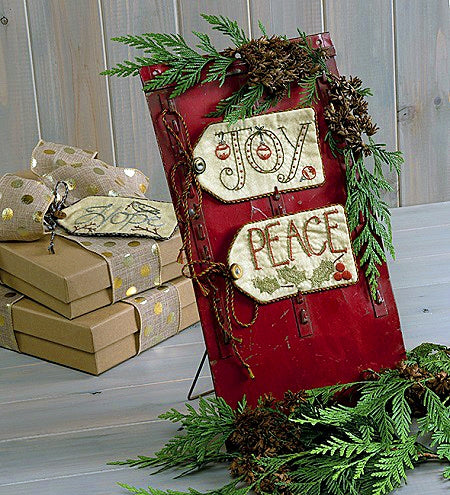 Stitches from the Yuletide embroidery book