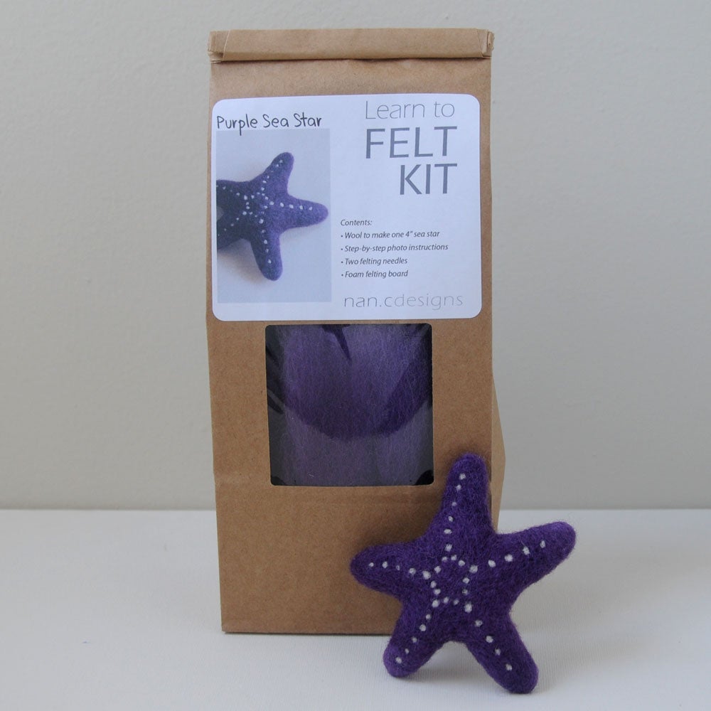 Sea Star felting kit