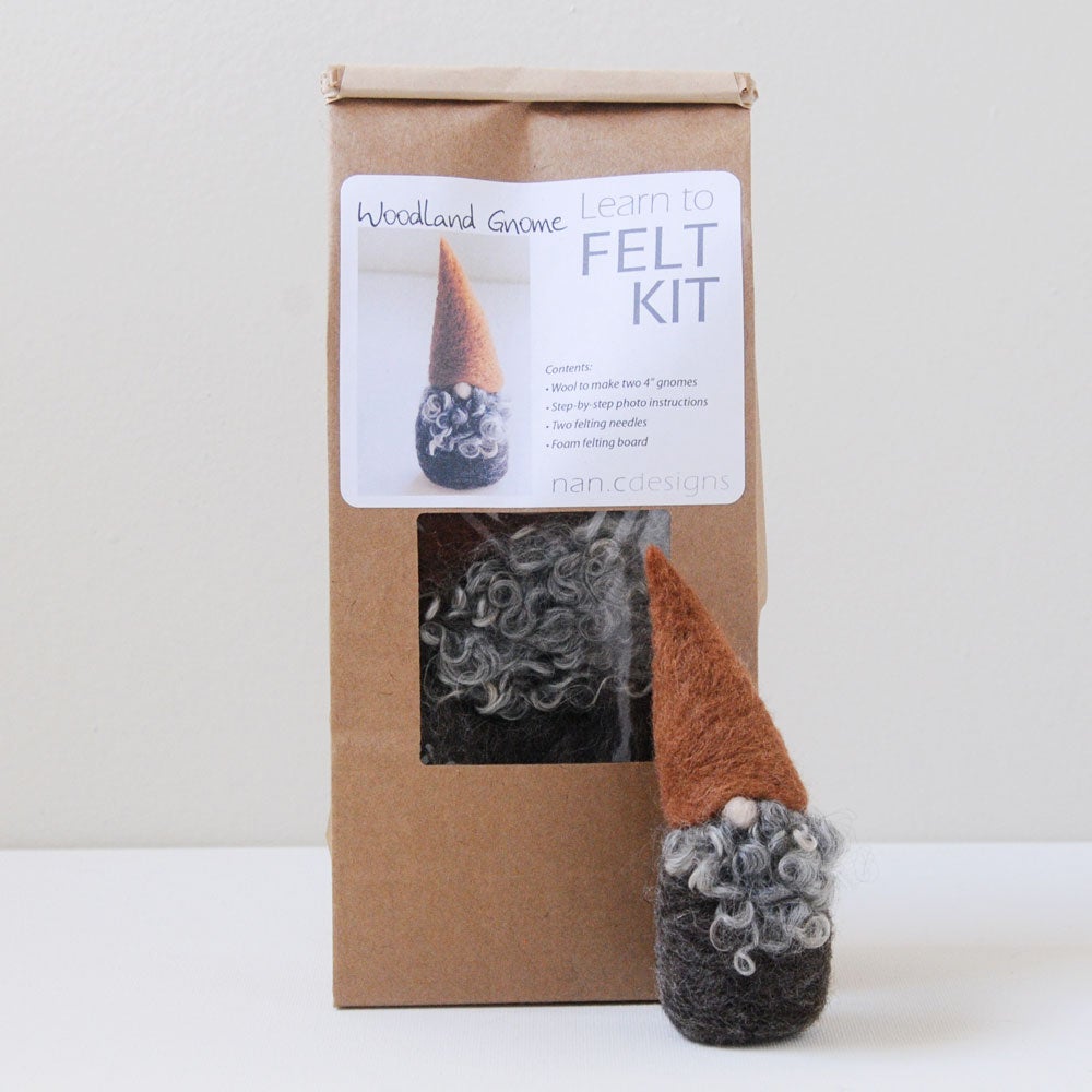 Woodland Gnome felting kit