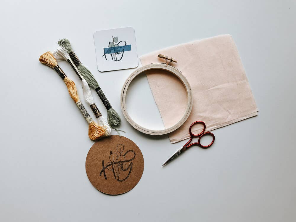 Roman Chamomile embroidery kit