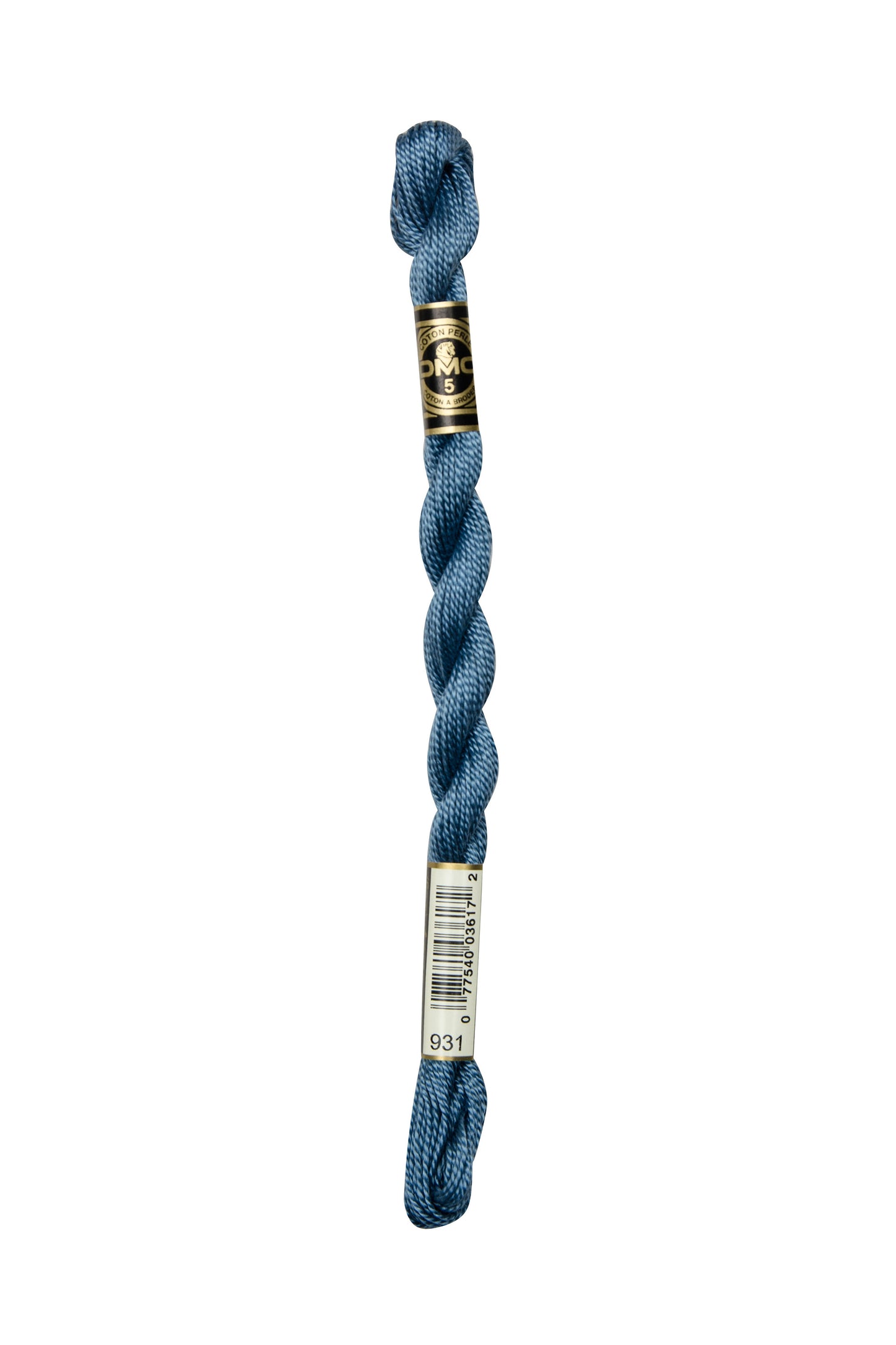 931 Medium Antique Blue - DMC #5 Perle Cotton Skein