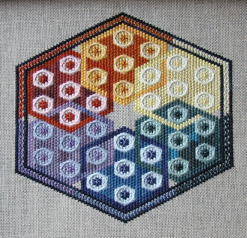 Hextraordinary Rainbows Sampler Chart