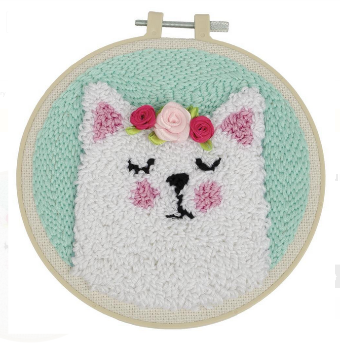 Cat punch needle kit