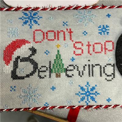 Don't Stop Believing cross stitch chart