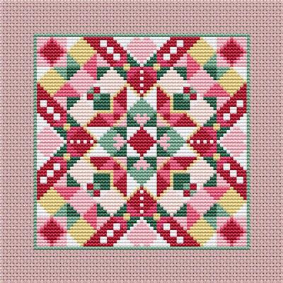 Tentmaker Smalls - February counted cross stitch chart