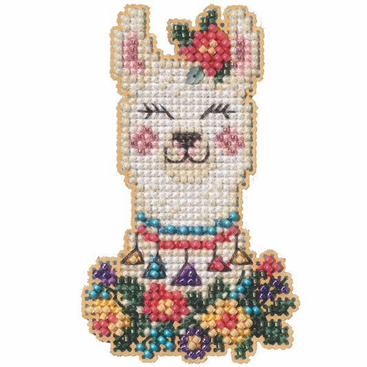 Spring Bouquet - Little Llama counted cross stitch kit