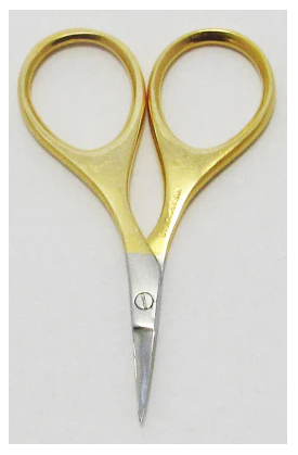 2.5" Curved Gold Scissors