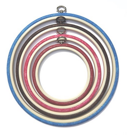 3.75" Flexi Hoop Round - White