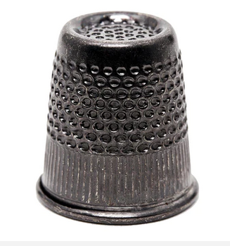 Black Metal Thimble - Large