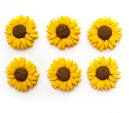 Sunflowers Buttons