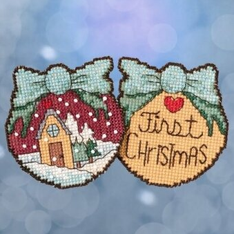 Sticks - First Christmas Ornament counted cross stitch kit