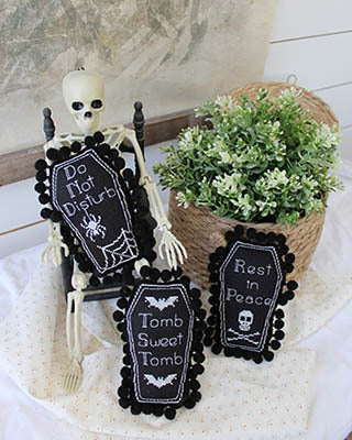 Tomb Sweet Tomb counted cross stitch chart