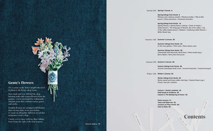 Seasonal Flower Embroidery Book