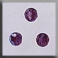 13013 Round Amethyst AB - Mill Hill Crystal Treasure