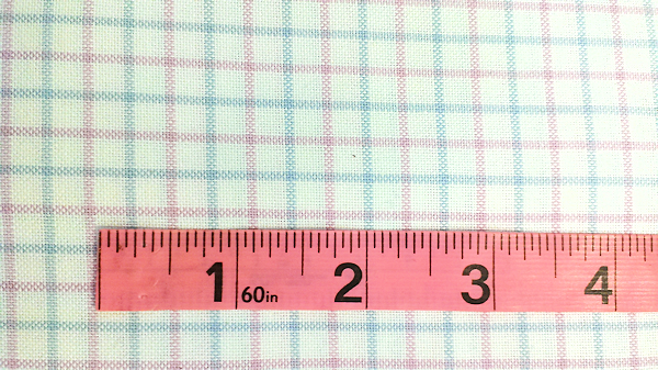 Lilac & Blue Plaid evenweave fabric - $0.0234 / sq in - Sale!