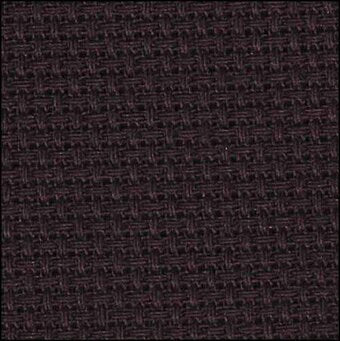 14 ct Black Aida fabric