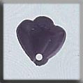 12064 Amethyst Flat Bell Flower Mill Hill Glass Treasure