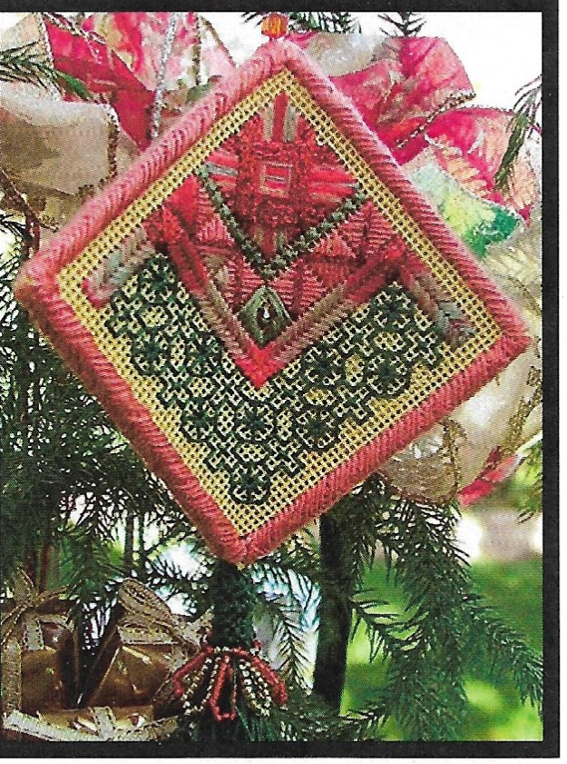 Christmas Ornaments 3 - July, August, September - canvaswork pattern