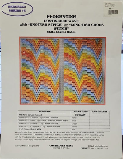 Bargello 3 - Florentine Continuous Wave design