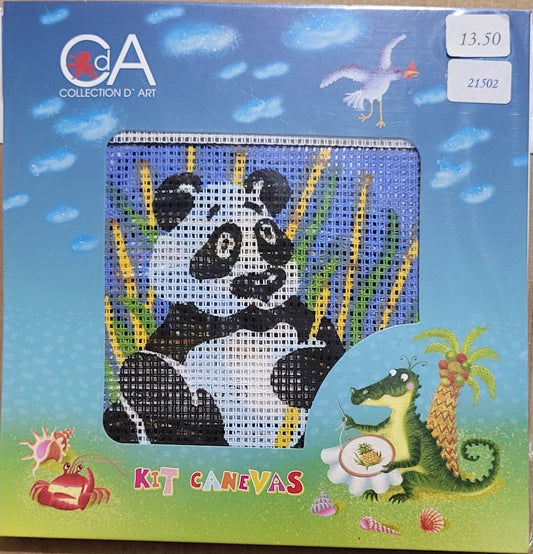 Panda needlepoint kit