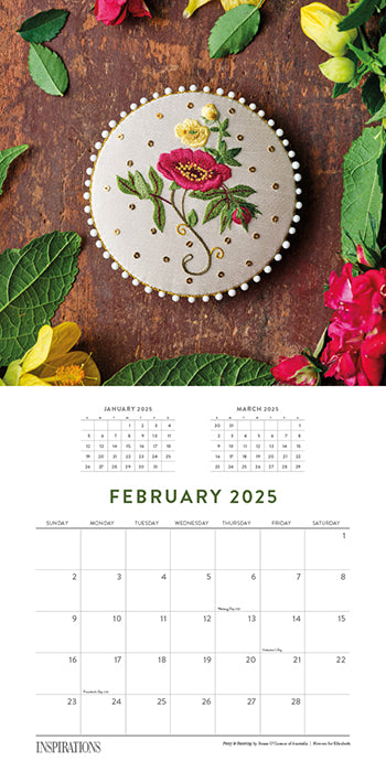 Inspirations Wall Calendar - 2025