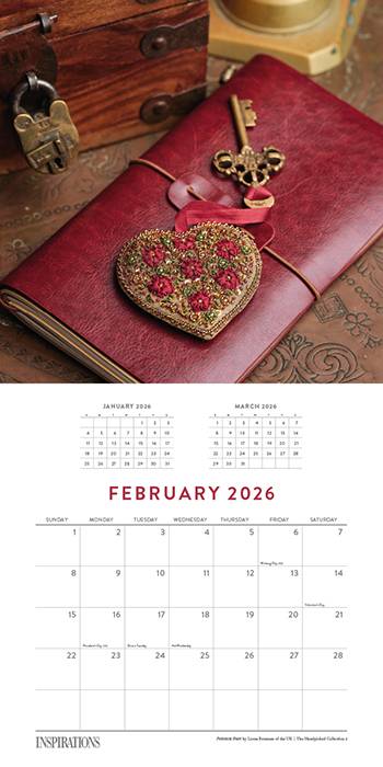 Inspirations Wall Calendar - 2026