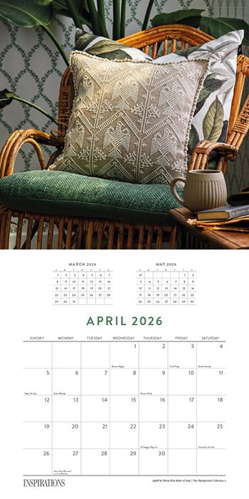 Inspirations Wall Calendar - 2026