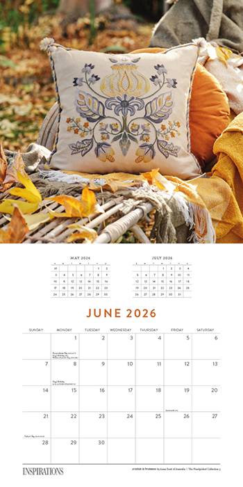 Inspirations Wall Calendar - 2026