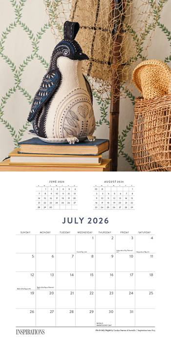 Inspirations Wall Calendar - 2026