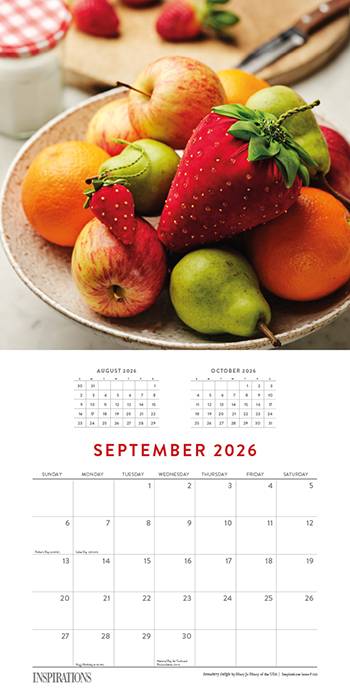 Inspirations Wall Calendar - 2026