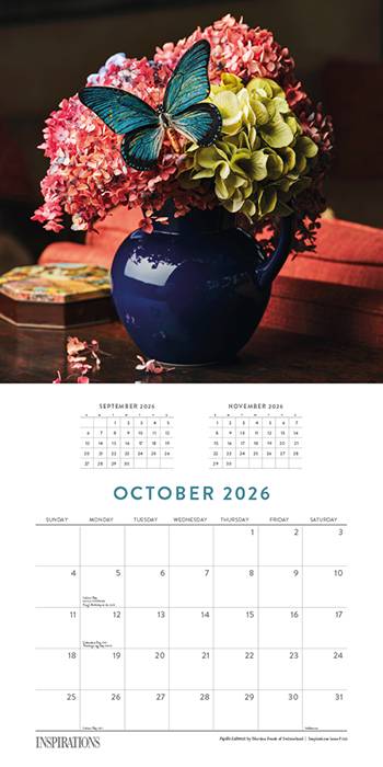 Inspirations Wall Calendar - 2026