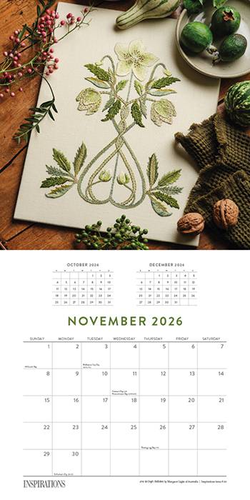 Inspirations Wall Calendar - 2026