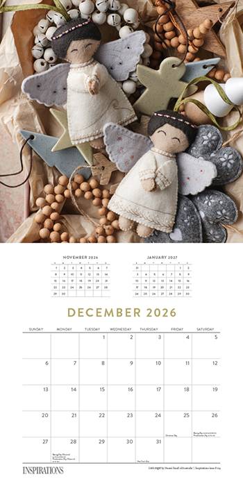 Inspirations Wall Calendar - 2026