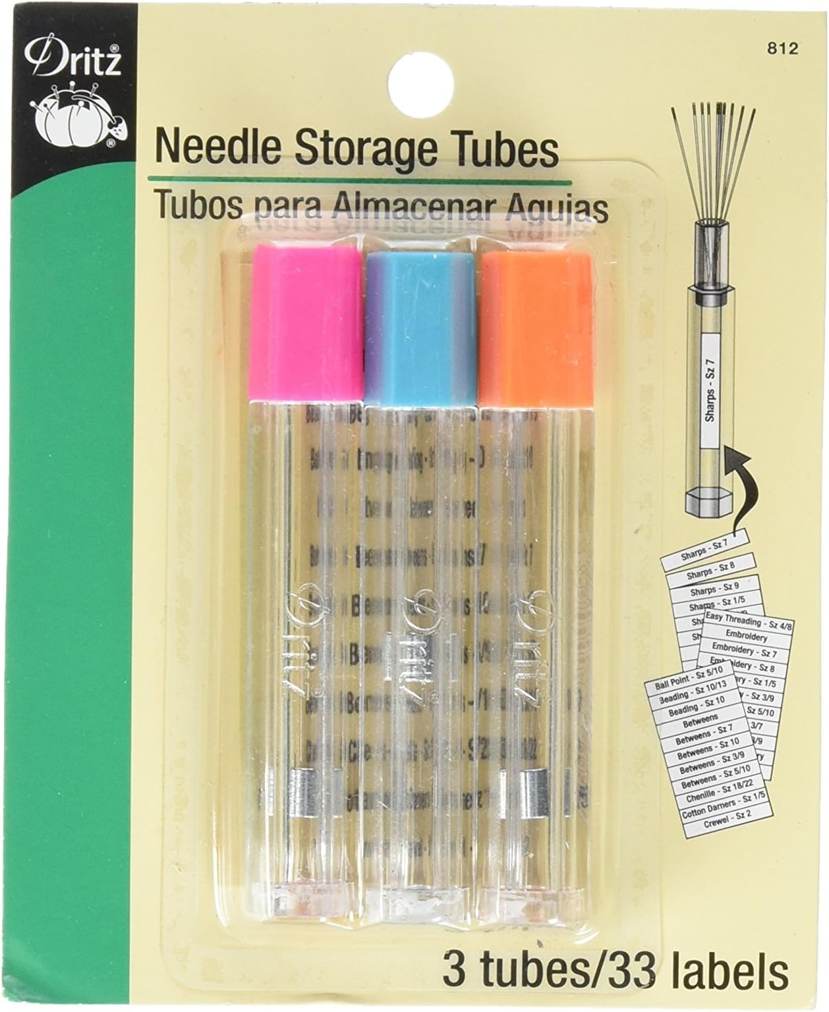 Needle Storage Tubes – The Stitcher's Muse Needleart