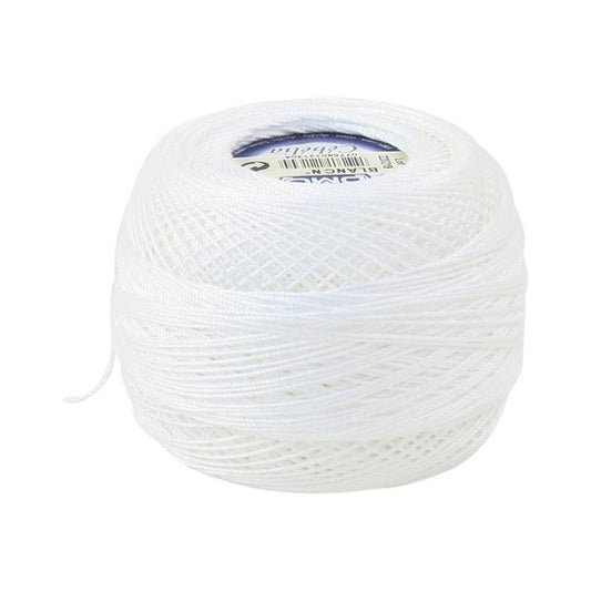 Blanc / White - #10 DMC Cebelia cotton thread