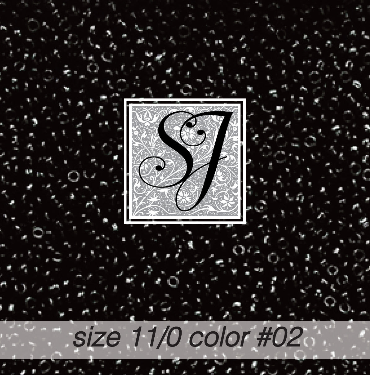 02 Black Opaque 11° Beads