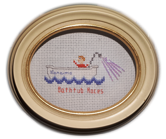 Nanaimo Bathtub Races counted cross stitch kit