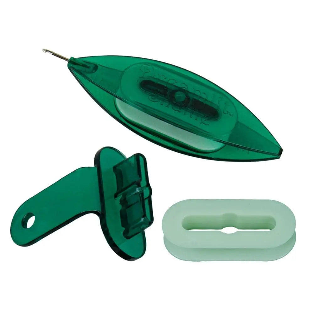 Dreamlit tatting shuttle - Emerald Green