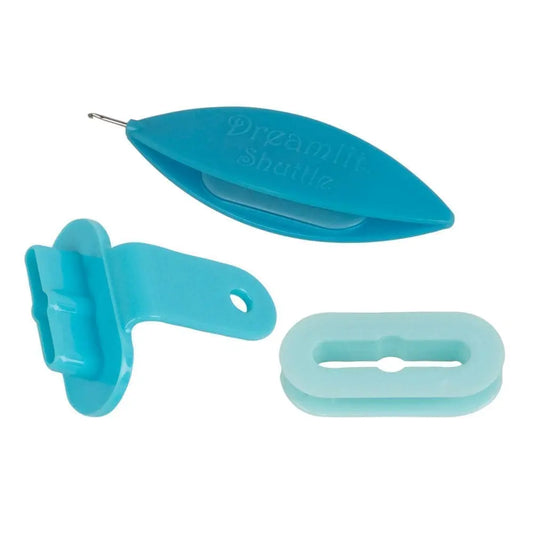 Dreamlit tatting shuttle - Aqua Wave