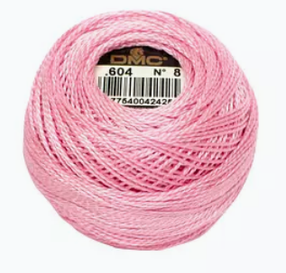 604 Pink Hyacinth - DMC #8 Perle Cotton Ball