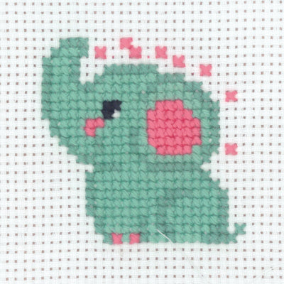 My First Kit - Elephant counted cross stitch kit